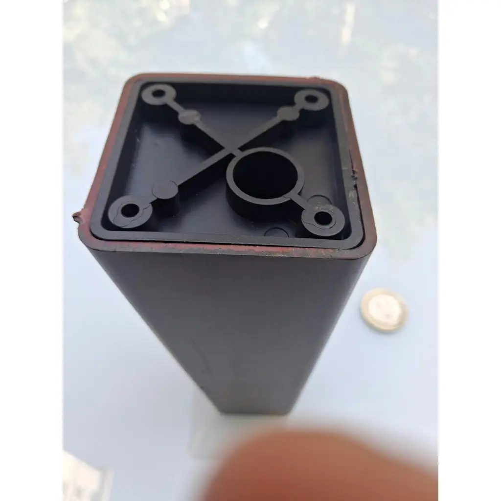 Ayak HRD 90724 4 Adet Koltuk Kanepe Baza Kahve Renk 14 Cm Yüksek Sert Plastik Vidalı