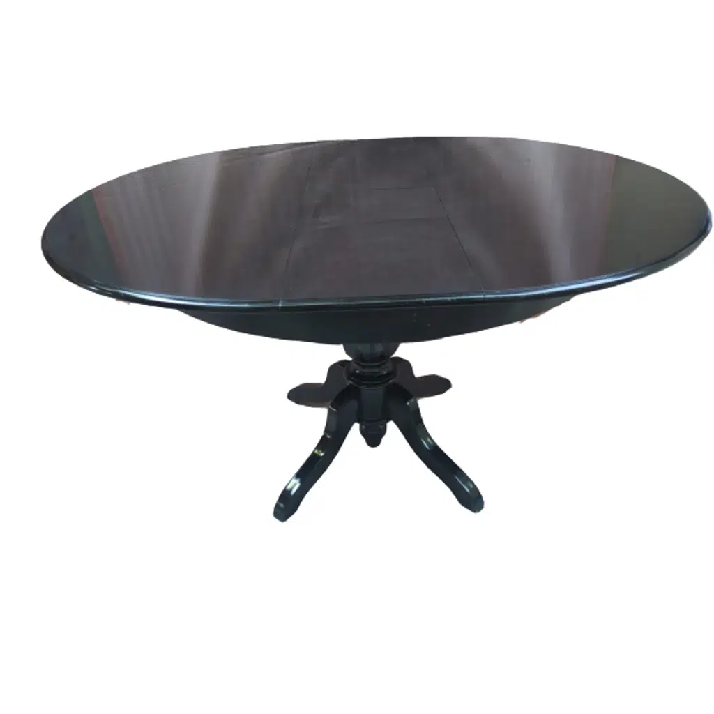 Masa Baba ıhlamur ayak 14562 Kayın Kaplama MDF Tabla Natüre Siyah100 El Yapım 