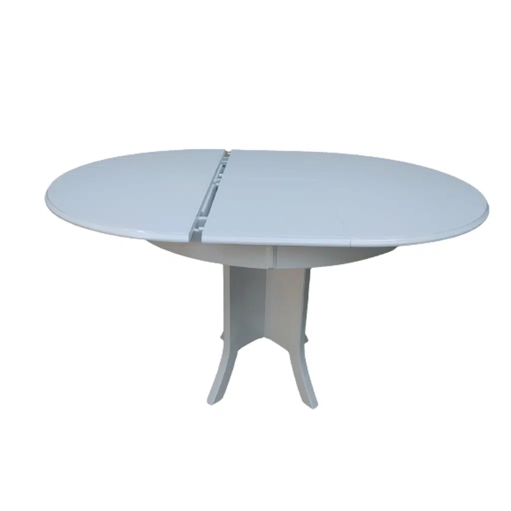 Baba kutu ayak Masa 18347 ST Klasik model MDF Tabla Natüre Beyaz Açılır el yapım