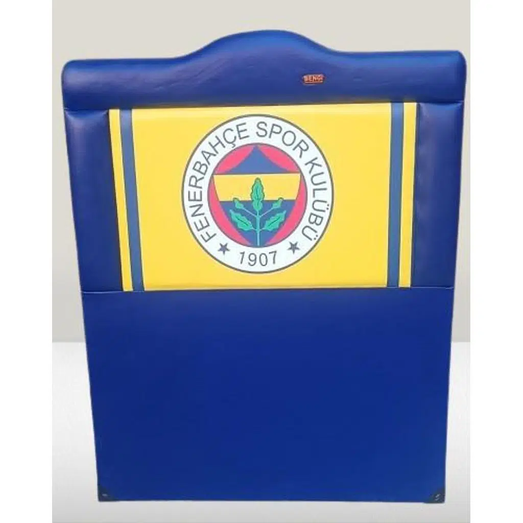 Başlık 90315 DK Tek Kişilik 90 Taraftar FENERBAHÇE Suni Deri Mavi Kumaş El Yapım