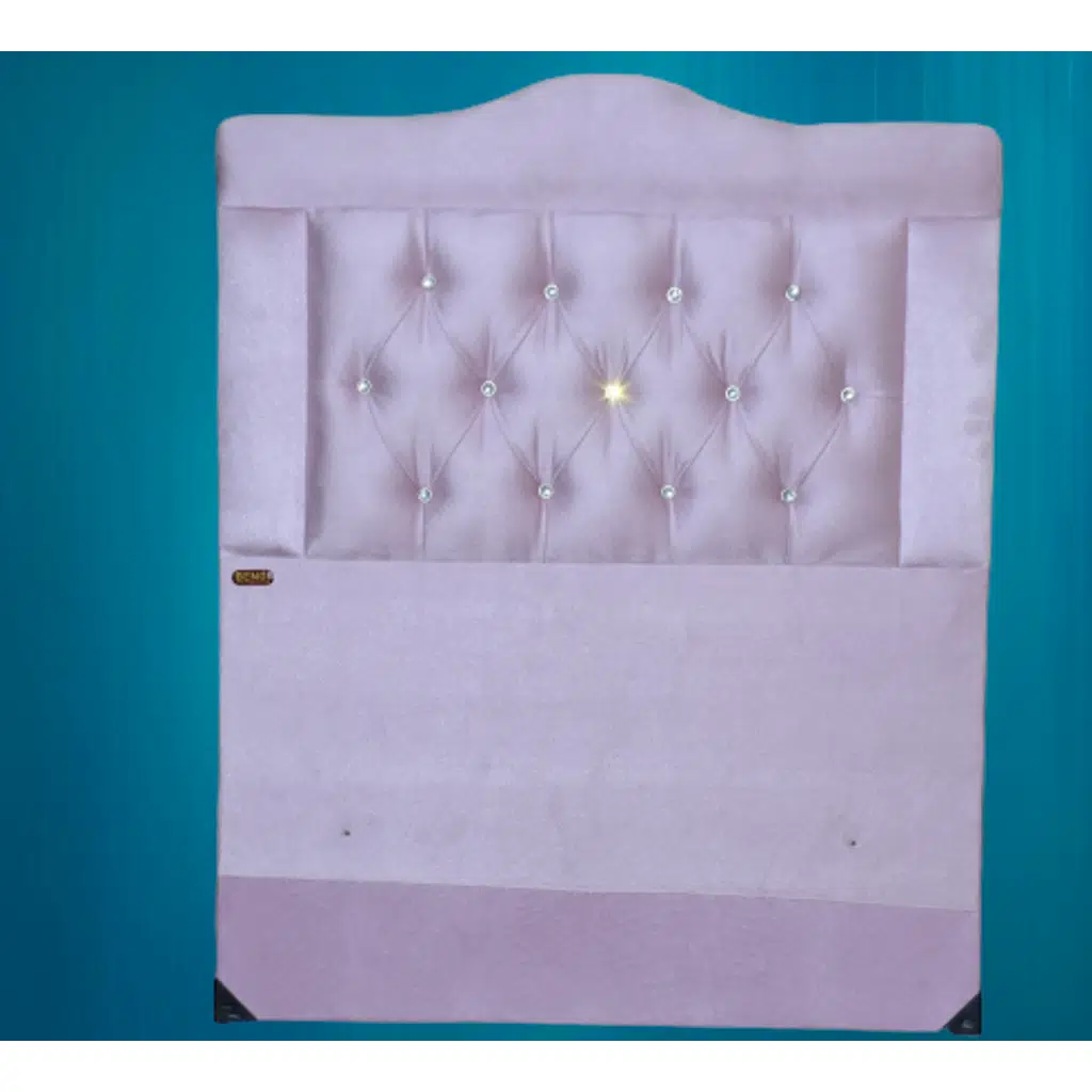 Başlık 14245 Tek Kişilik 90 lık Tay Tüy Pembe Renk Kapitone Başlık