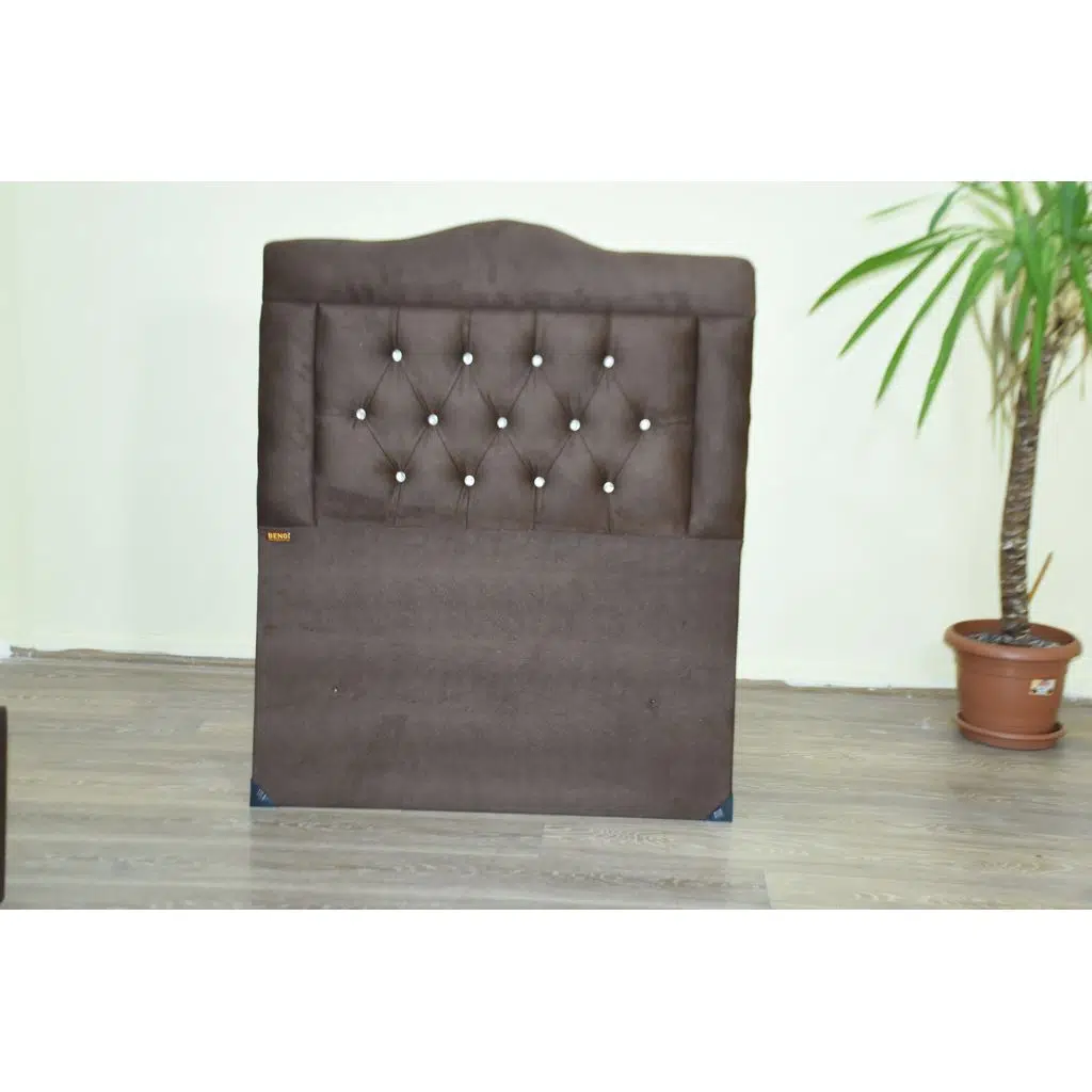 Başlık 13420 Tay Tüy KAHVERENGİ SİLİNİR Kumaş Dolgun Kapitone 90 cm El Yapım