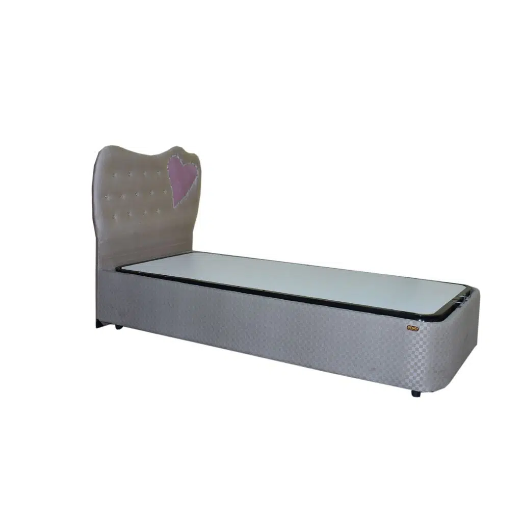 Baza Başlık 19701 Standart Kahve Model Kalp başlık 90*190 cm El Yapım