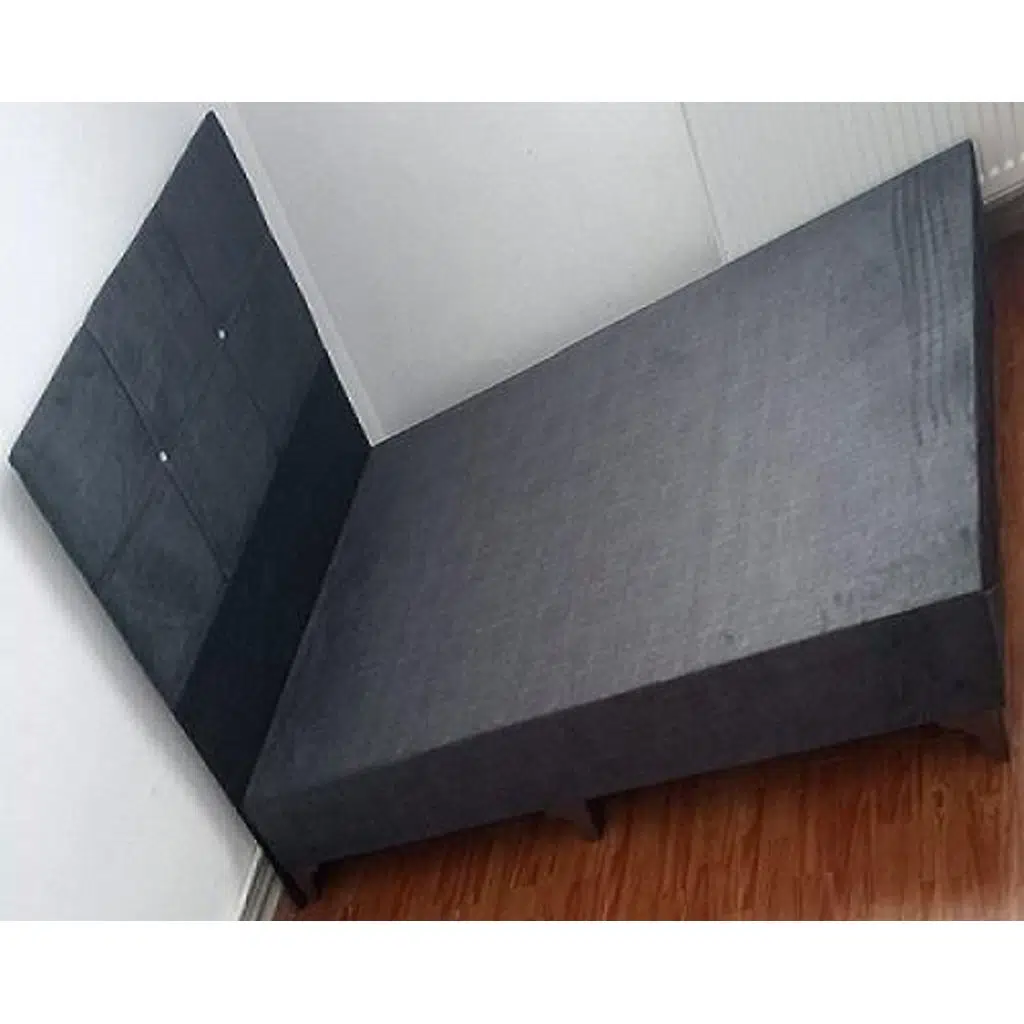Baza Başlık Tek Kişilik 90291 90x190 Sandıksız Kör Tay Tüyü Kumaş El Yapım