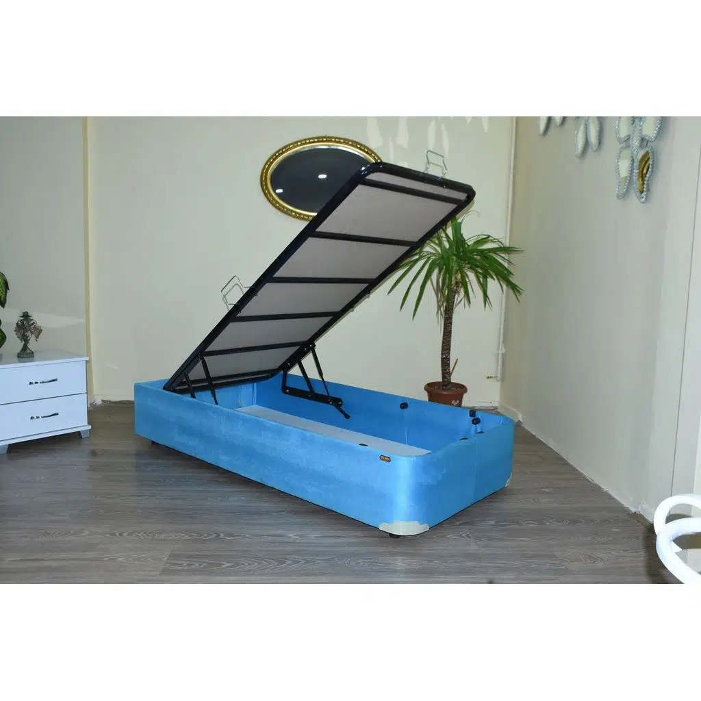 Baza 17501 Tay Tüy Turkuaz Silinir Kumaş Model Çelik Fırın Boya 90*190cm El Yapım
