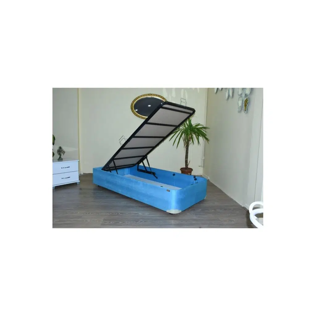 Baza 18235 Taytüy Turkuaz Kumaş Metal Çelik Fırın Boya Baza 120*200cm Elyapım 