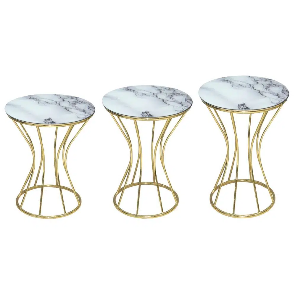 Brc zigon 12746 KUMSAAT model beyaz mermer Desen Metal GOLD Renk Kaplama Elyapım 