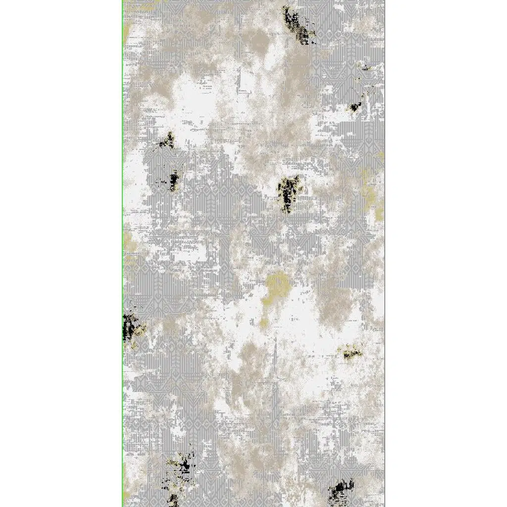 Diamond Halı 25014A 19601 GOLD SİYAH Model 150*220 Leke Tutmaz dokuma taban