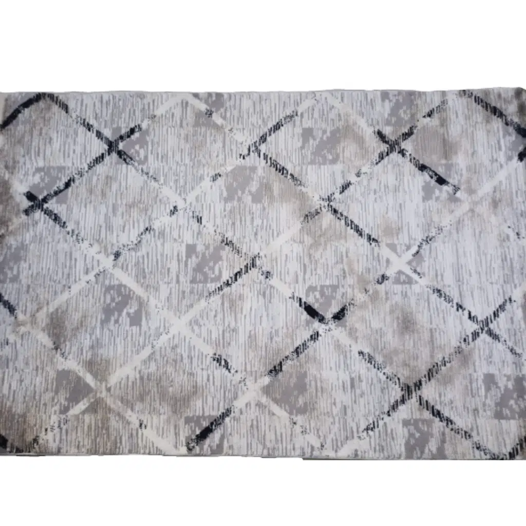 Diamond Halı 25015A 19725 SİYAH Siyah Model 200*280 Leke Tutmaz dokuma taban