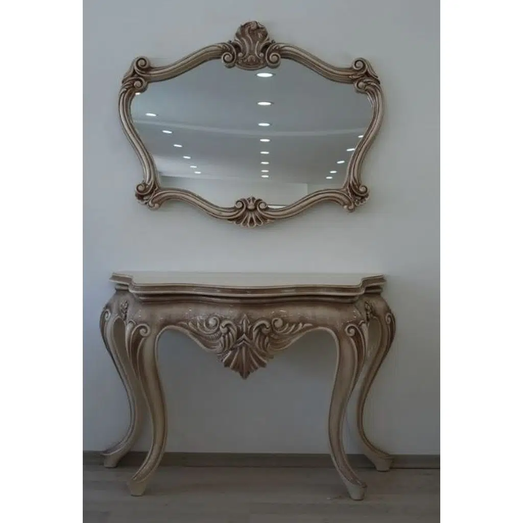 Dresuar 129211 12922 AVANGART ASLAN Model Polyester döküm eskitm GRİ-Kahve Elyapı