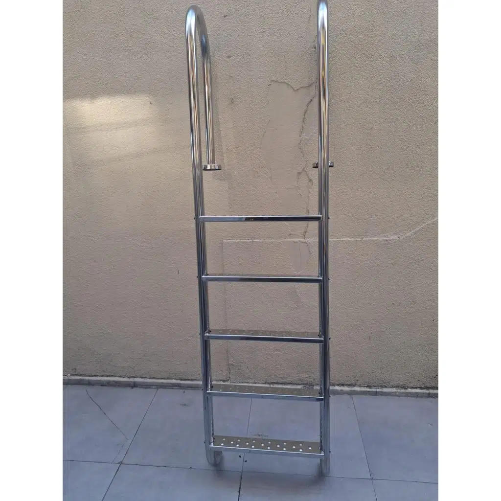 Havuz Merdiveni 304 Kalite 12807 Paslanmaz Çelik CNC kesimli 5 Basamaklı El Yapım