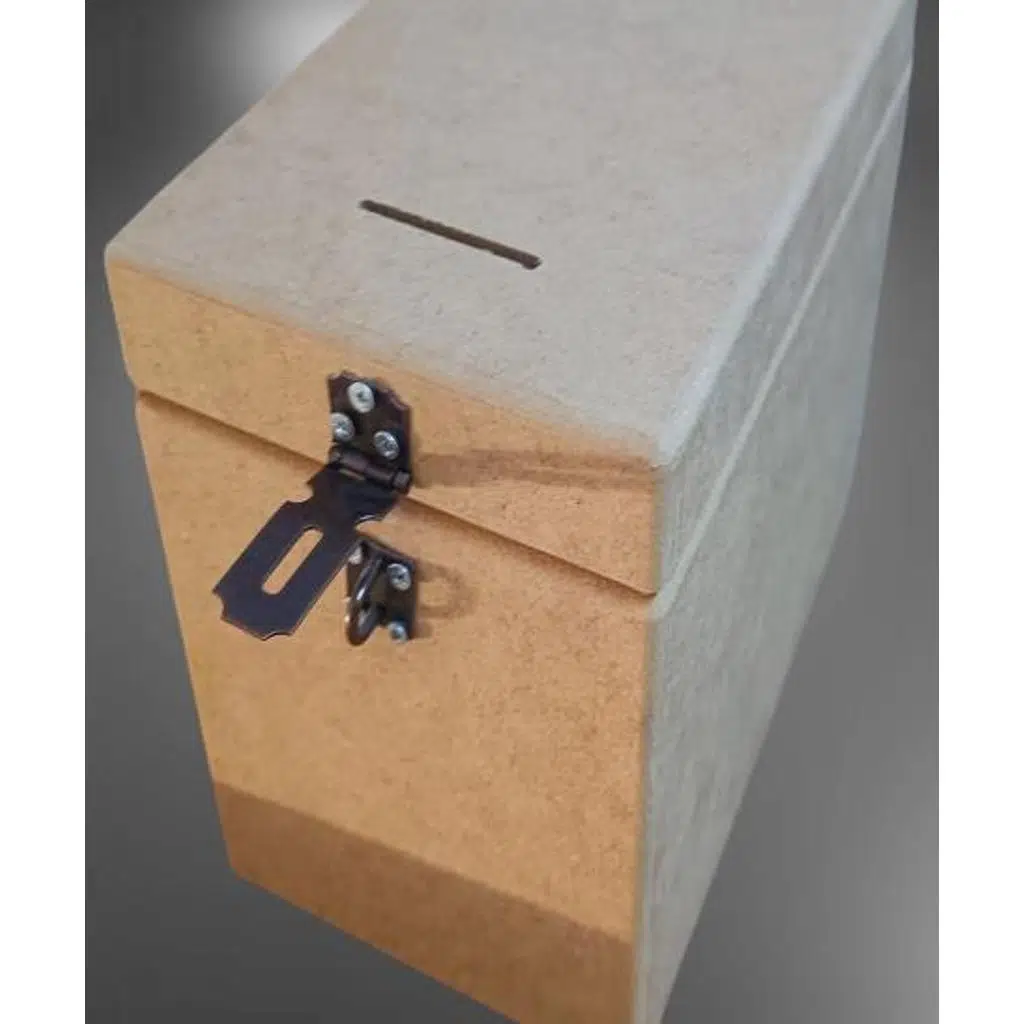 Hobi Adn 90264 Dekoratif Bahşiş Kutu Ahşap MDF HAM CNC Kesim MODEL El Yapım