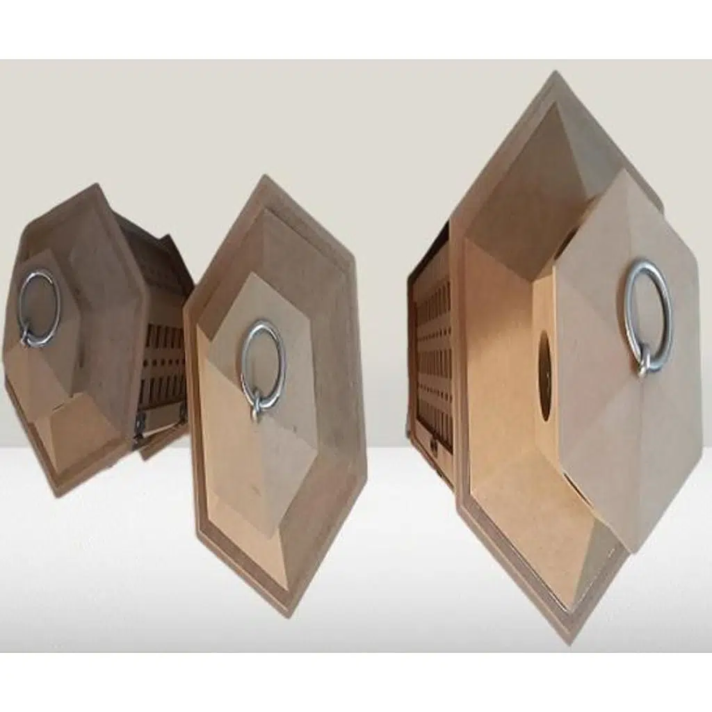 Hobi Adn 90235 Dekoratif Fenerlik 3lü Set MDF HAM CNC Kesim Oyma Nakış El Yapımı