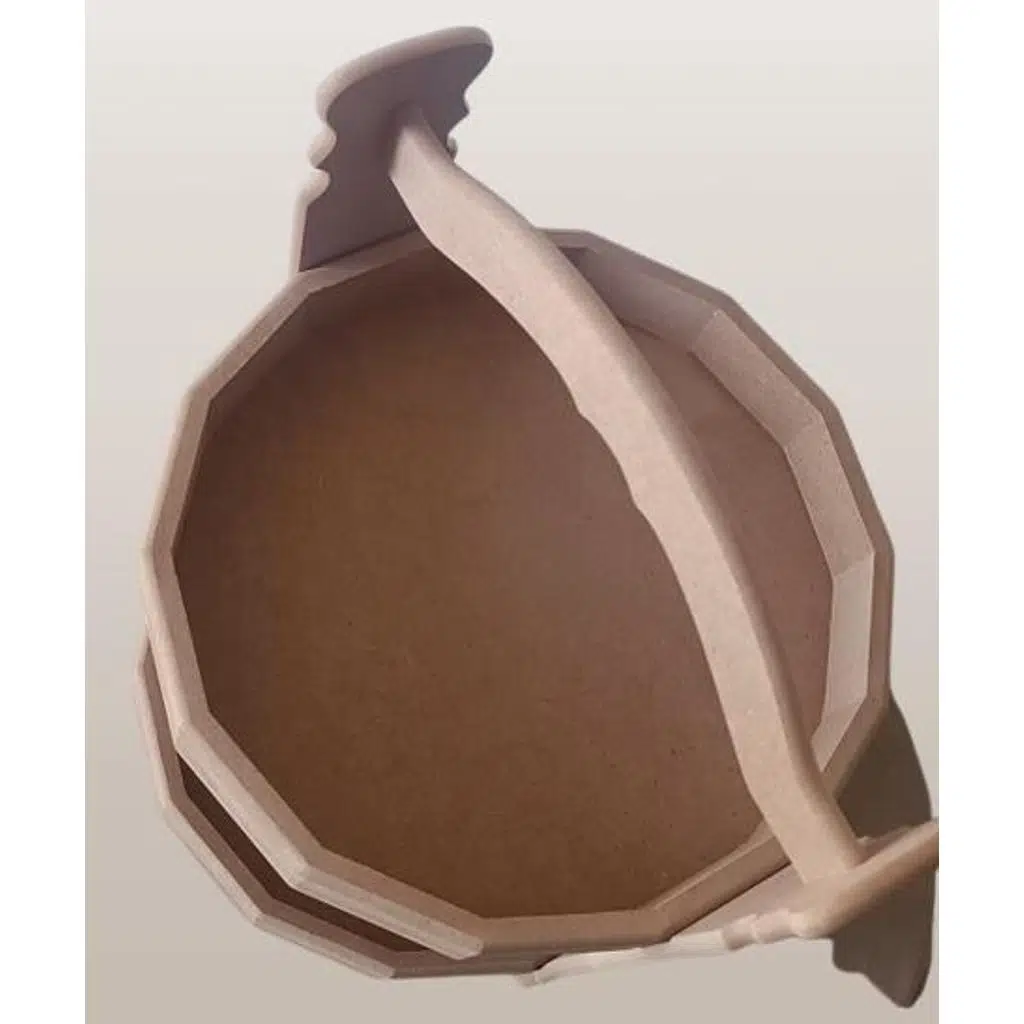 Hobi Adn 90242 Dekoratif Meyve Sepeti Ahşap MDF HAM CNC Kesim El Yapım