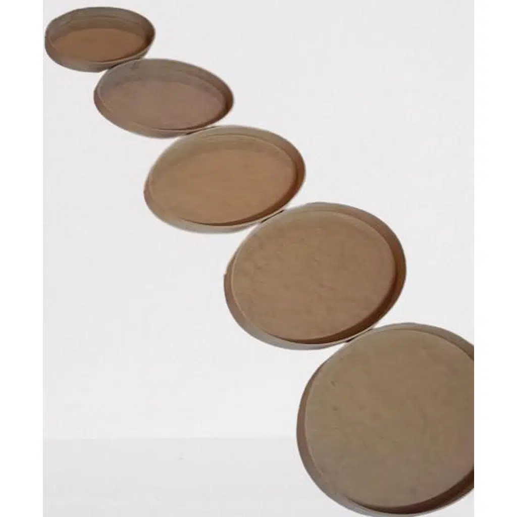 Hobi Adn 90245 Dekoratif Oval Tepsi Pano 5 Adet CNC Kesim Ahşap MDF HAM El Yapım