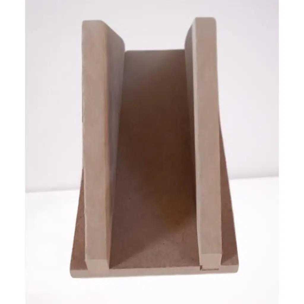 Hobi Adn 90260 Dekoratif Peçetelik Üçgen Ahşap MDF HAM CNC Kesim 2ad El Yapım