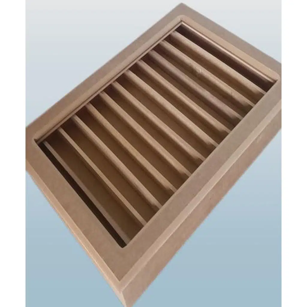 Hobi Adn 90224 Dekoratif TESBİH Kutu Ahşap MDF HAM CNC Kesim Çift Bölme El Yapım