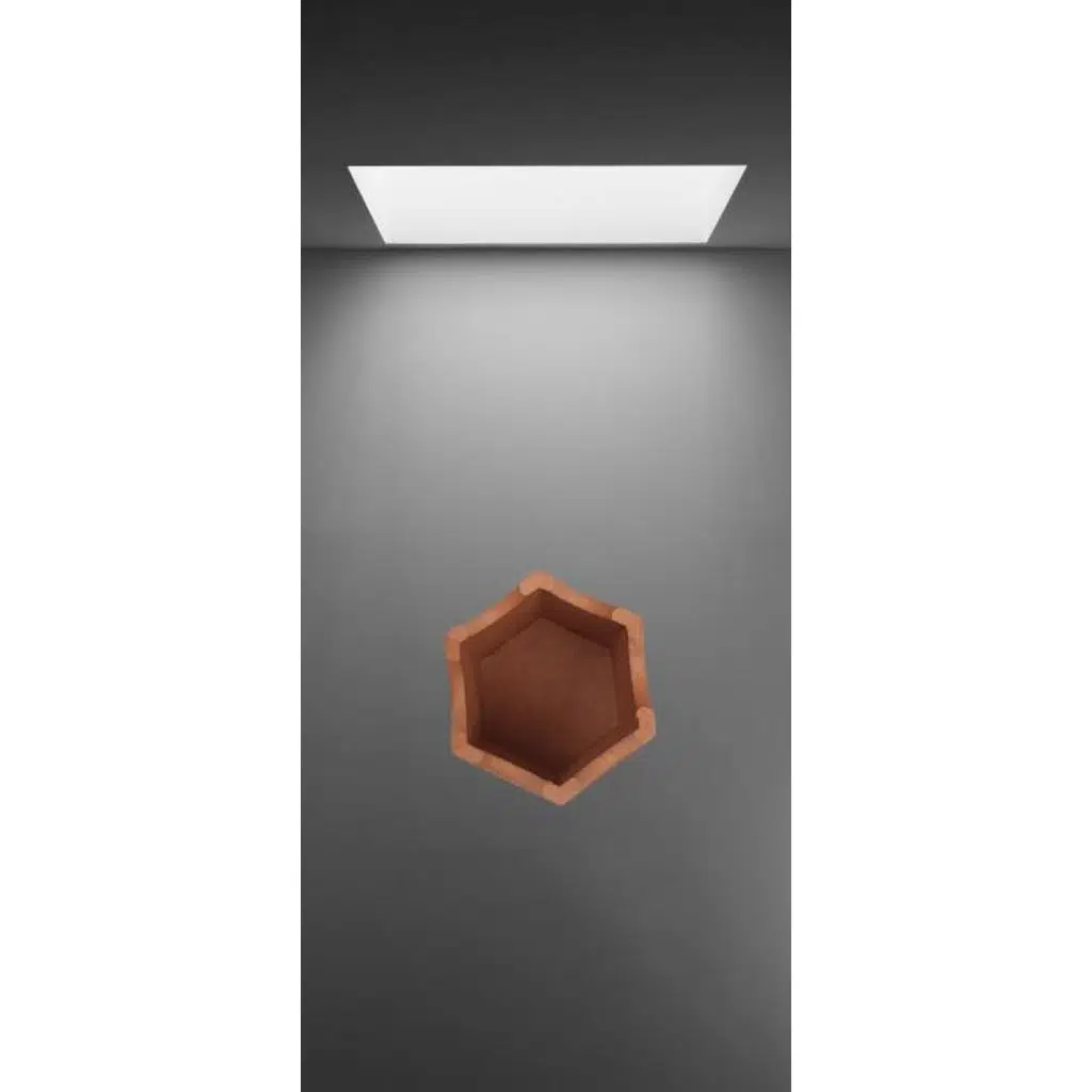 Hobi ERDL 90063 Dekoratif kalemlik ahşap Altıgen HAM MDF El Yapım