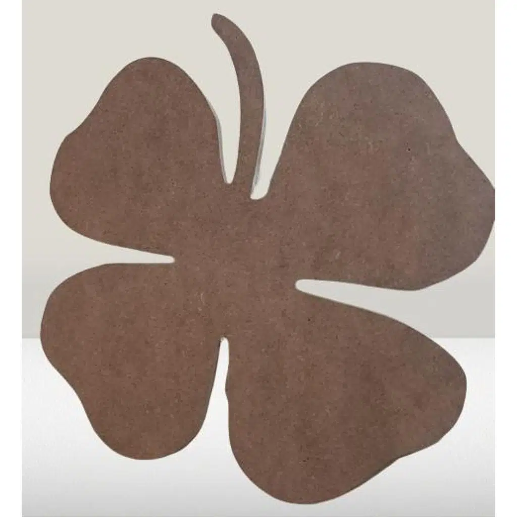 Hobi ADN 90256 Dekoratif Pano Yonca Ahşap MDF HAM CNC Kesim Model El Yapım