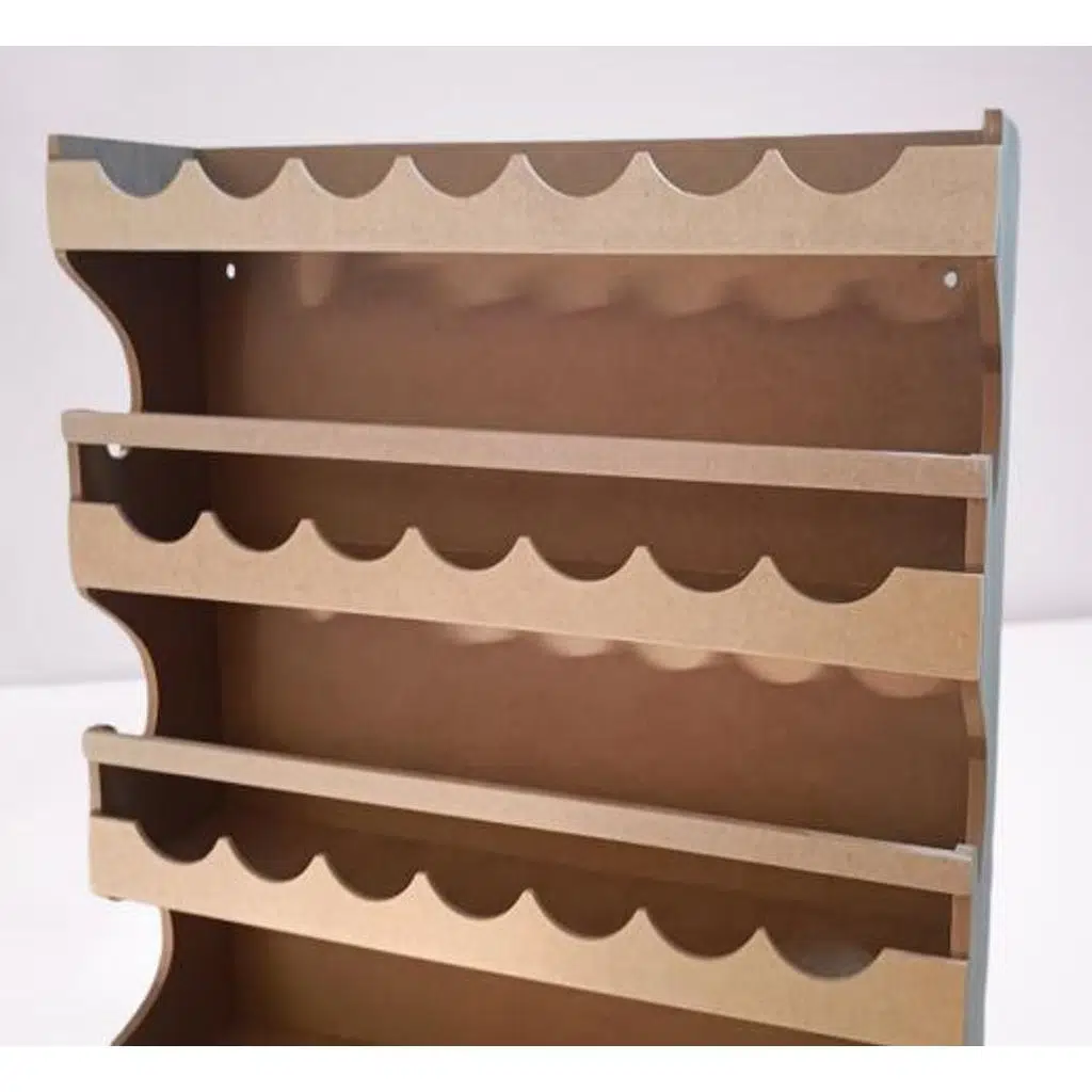 Hobi ADN 90257 Dekoratif Rafterek Dolap CNC Kesim Ahşap MDF HAM MODEL El Yapım