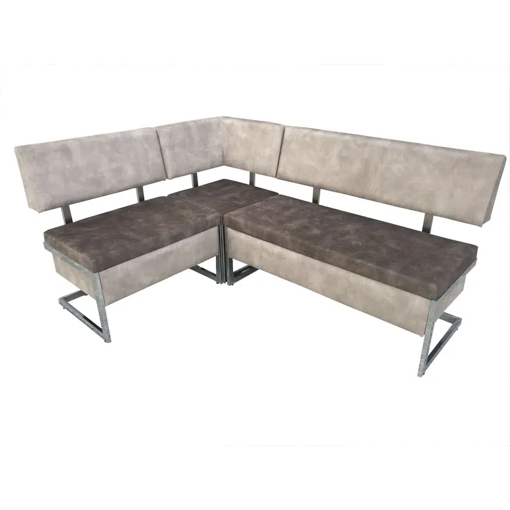 Köşe 12439 Takım Mutfak C LOCA Model Metal nikelaj Kaliteli kumaş döşem el yapım