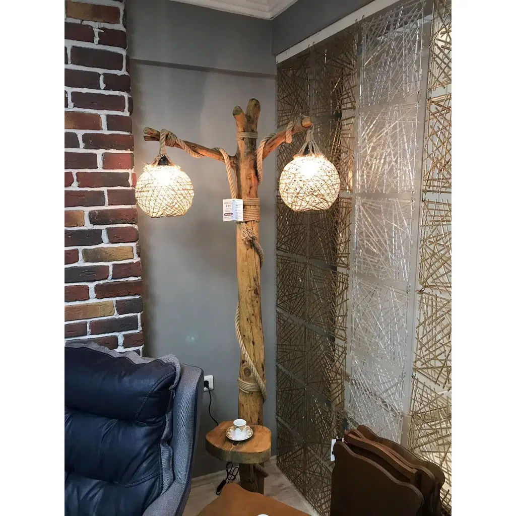 Lambader 12963 Sarmaşık HORON Doğal malzemeler Kuru Zeytin veya çam dalı El Yapım