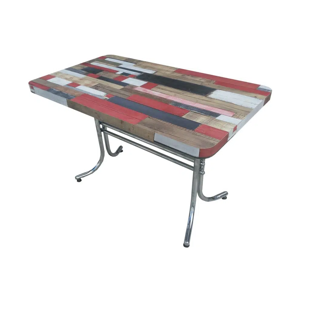 Masa 17923 LAMİNANT Model Isıdan az etkilenme Metal Ayak bağlantı Kolay temizlik