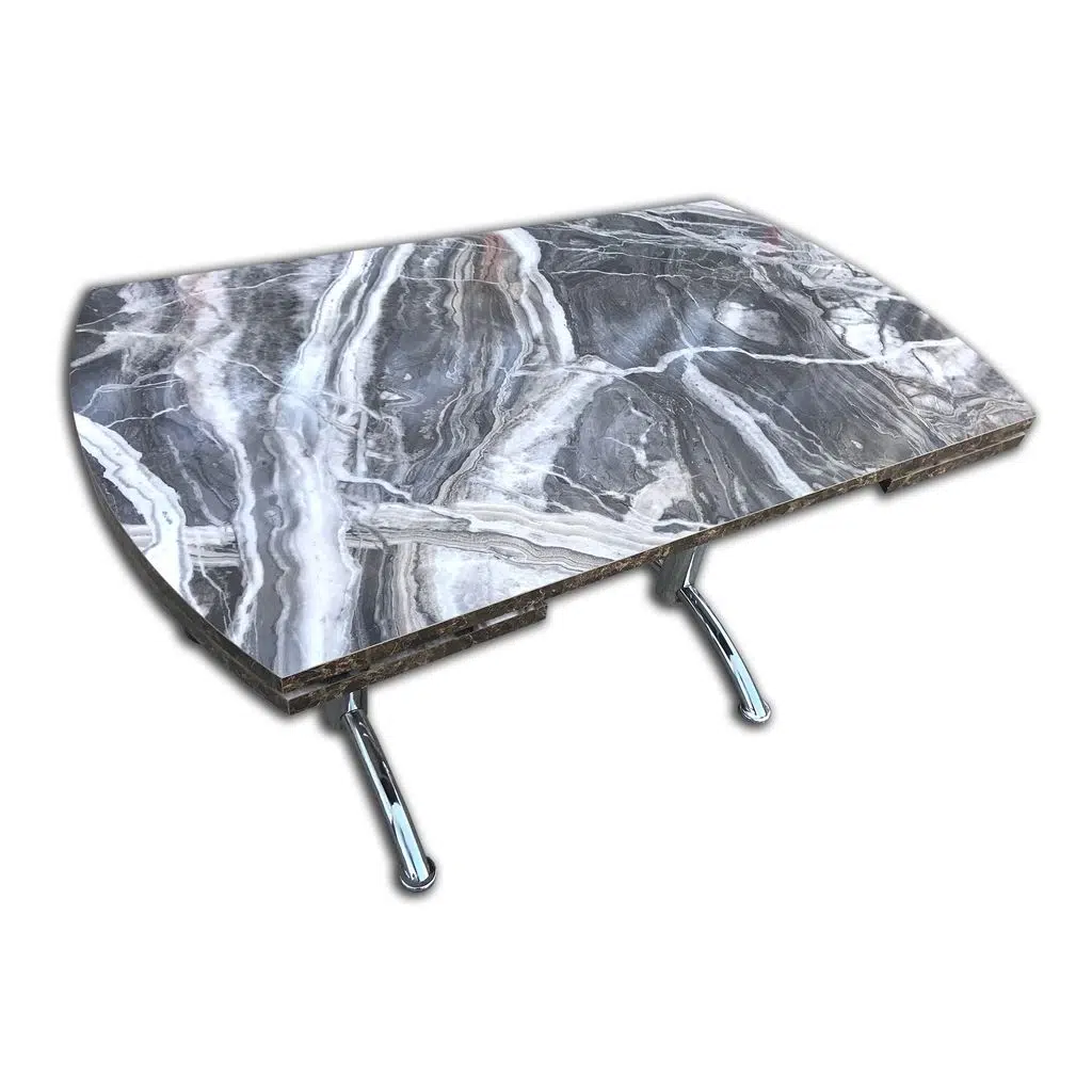 Masa 18122 Japon AYAK Model Metal Nikelaj JAPON Kelebek GRİ Yan Açılır El Yapım