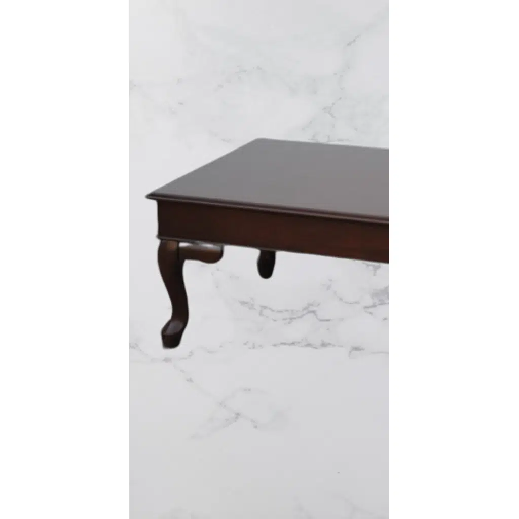 Orta Sehpa 17784 Klasik Kayın Aslan Ayk Kaplam tabla Natüre Parlak Ceviz El Yapım