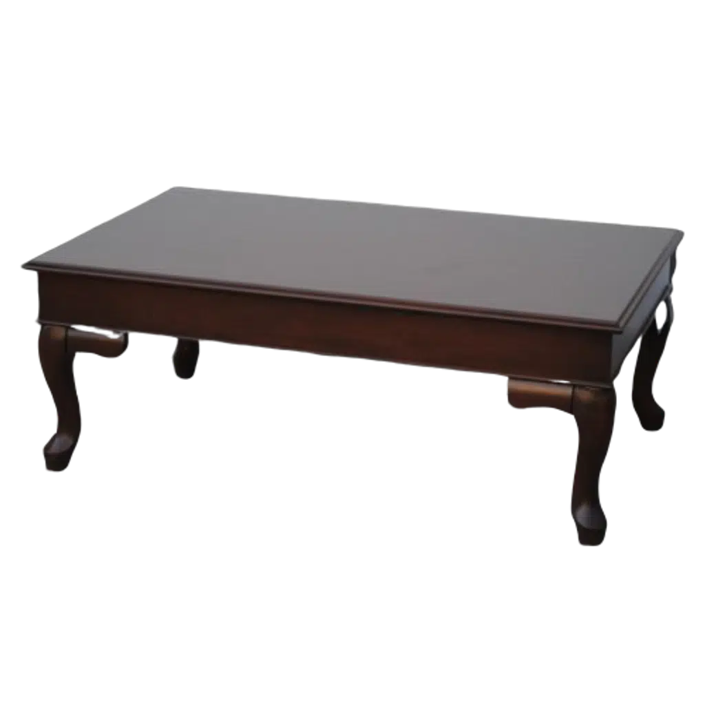 Orta sehpa 13561 Demonte Klasik Kayın ASLAN ayak Ceviz Natüre MDF tabla El yapım