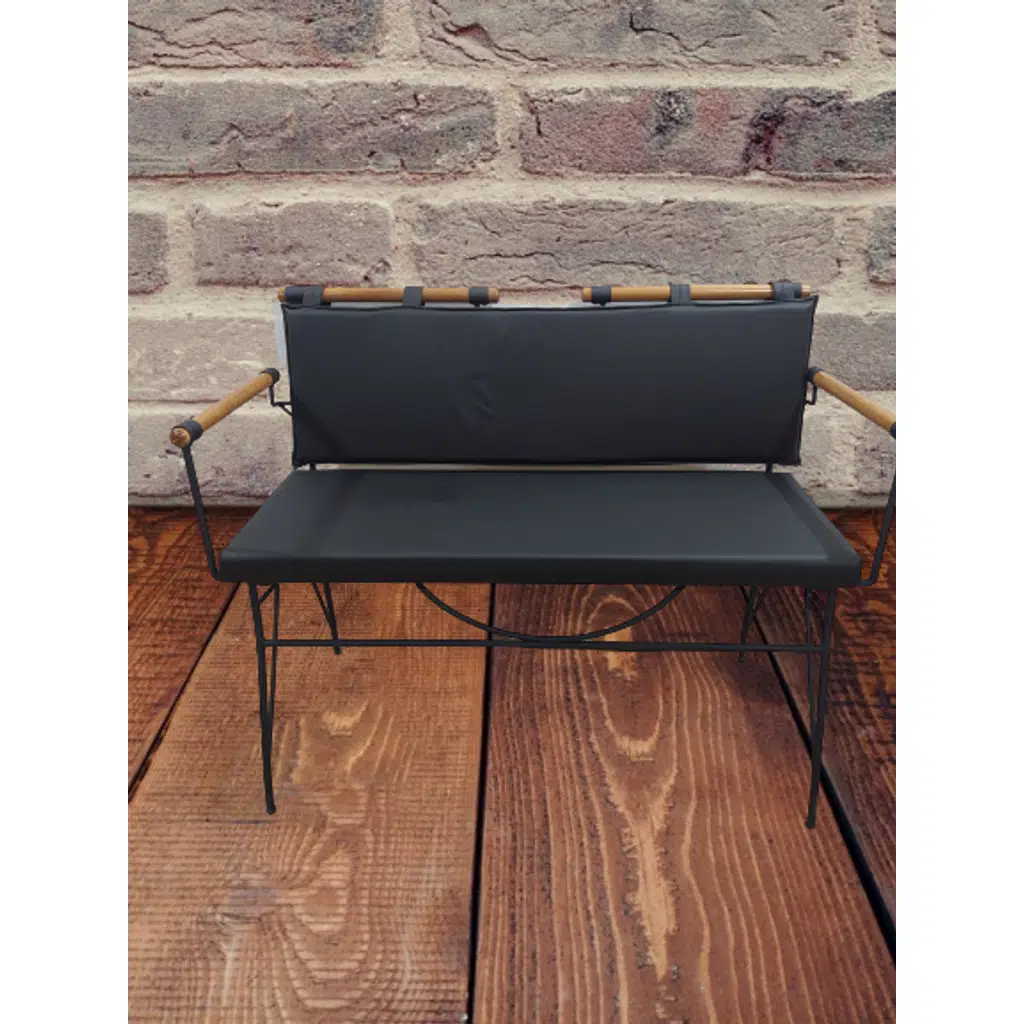 Sandalye 14573 BENC PENYEZ Model Metal Siyah fırın mat Kiremit Balkon-Bahçe