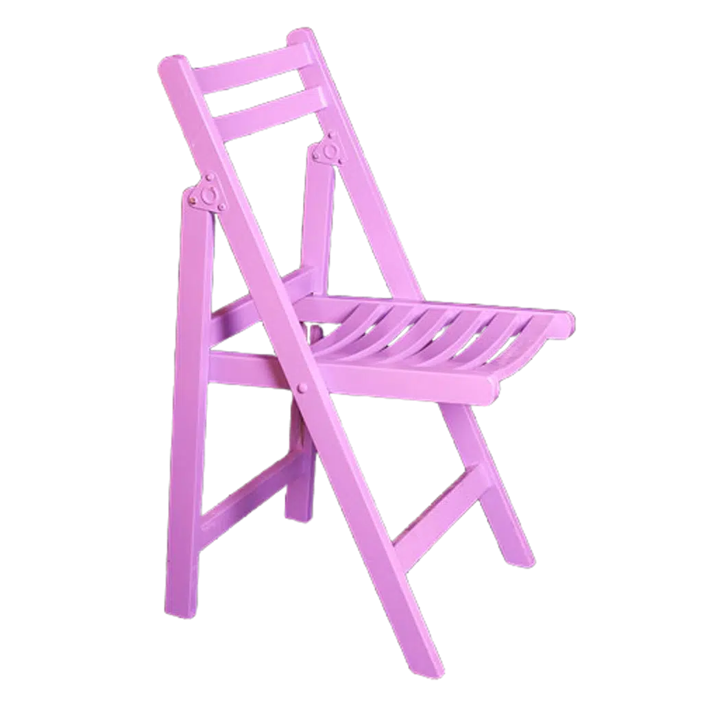 Sandalye 13784 KATLANIR Az yer işgal eder araç bagaj Kayın ayak Parlak Lilac Ürün