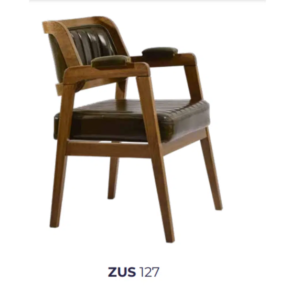 Sandalye 19863 Zus 2035 Dilim MODEL Kolçak Kayın Ortopedik Oturm Suni Rugan Deri