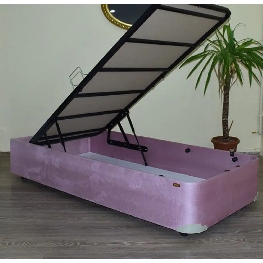 Baza Tay Tüyü PEMBE 14190 Kumaş Model Dolgun Metal Çelik100*200 El Yapım