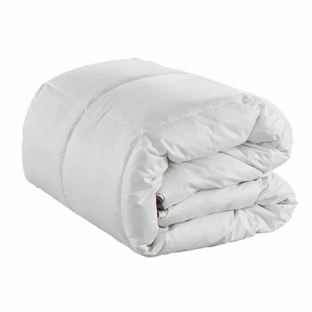 Yorgan 90168 Silikon akmir Çift Kişi Model Beyaz doğal Pamuk Kumaş silikon Dolgu