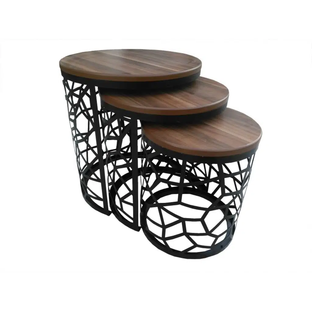 Zigon ST 17635 CNC Osmanlı Motif İşleme Metal Ayak Kütük Desen MDF tabla El Yapım