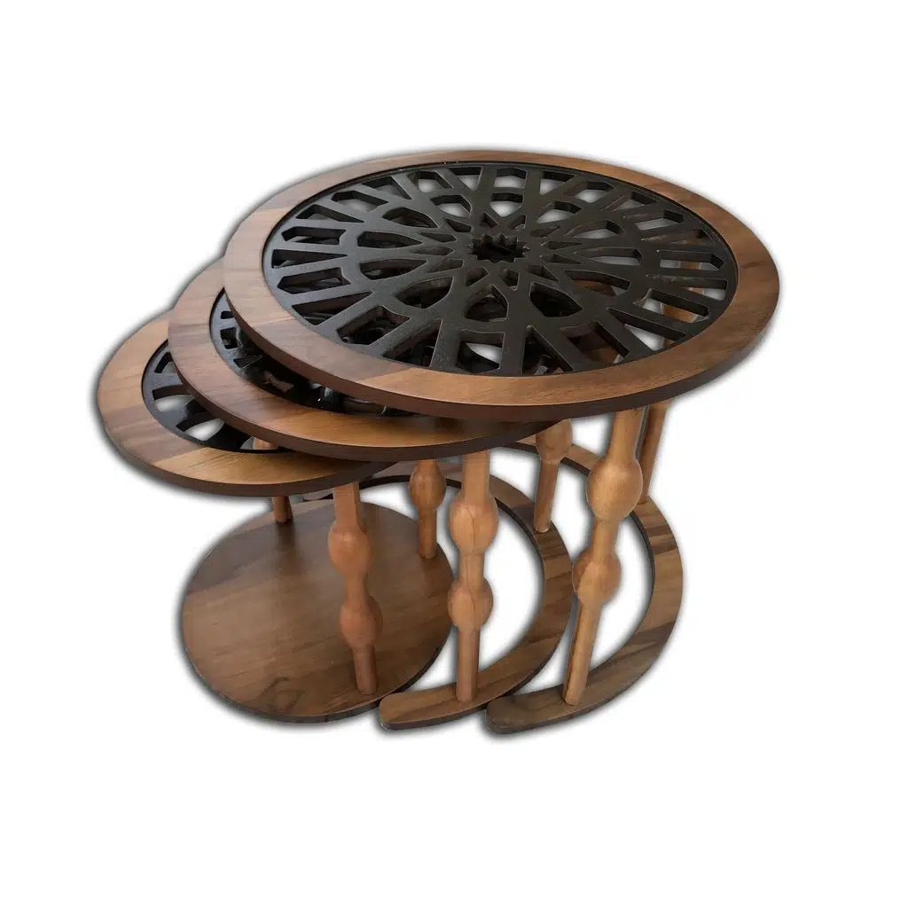Zigon ST13808 Geometrik Osmanlı motif model CNC kesim MDF ayak Kutu sevk El Yapım