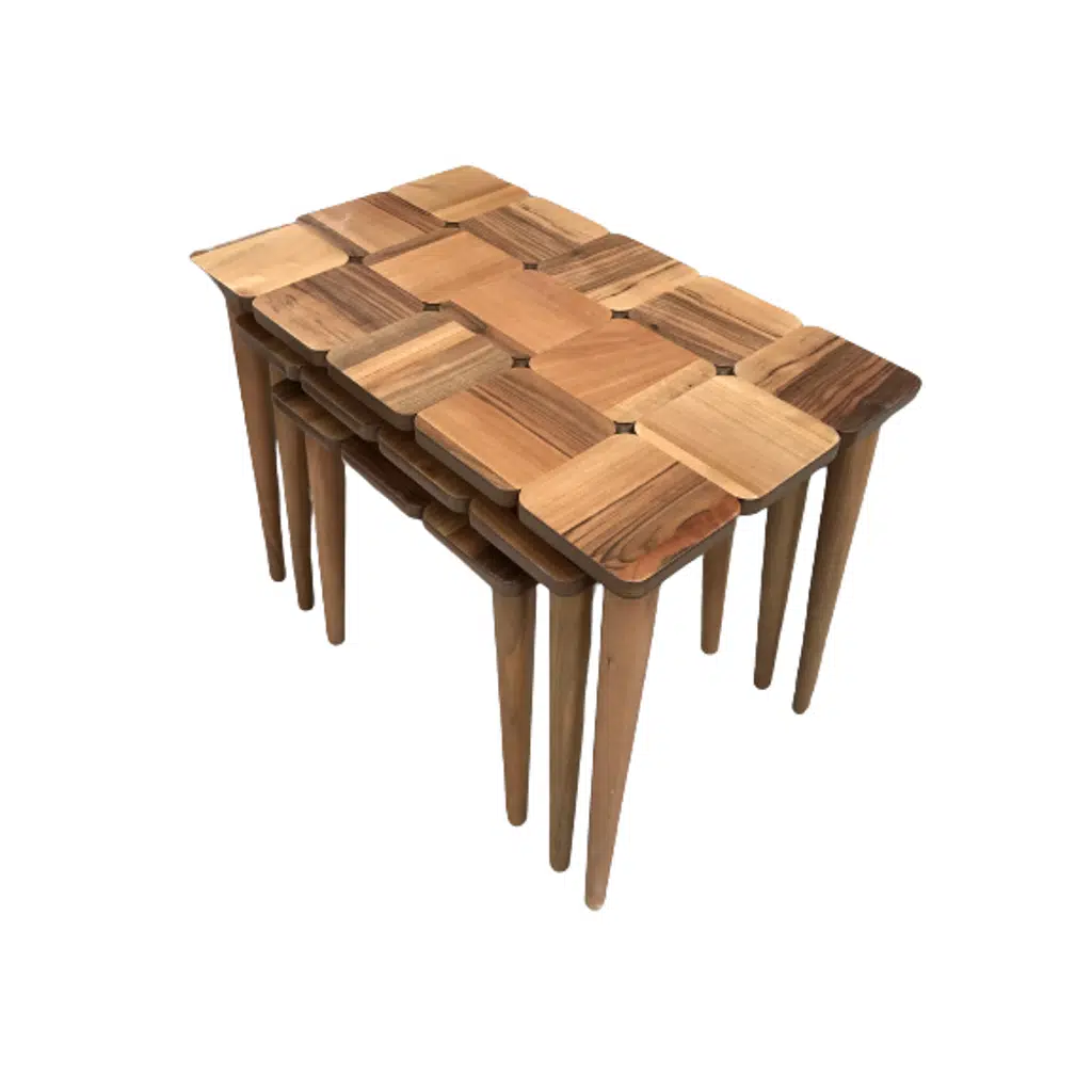 Zigon ST 17951 Klasik KARE Tabla MODEL Kayın Retro Ayk Parlak Ceviz Natüre Elyapı