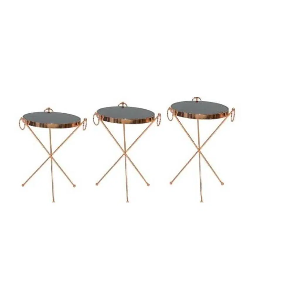 Brc Zigon 17524 Küpeli Model Metal gold kaplama renk Kırılmaz temper cam El Yapım