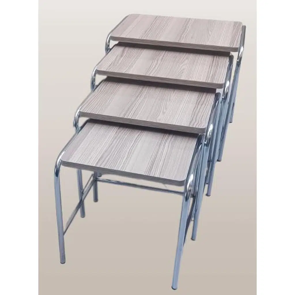 Zigon Sehpa demet 14007 Metal Model metal Nikelaj Ayak Somon Desen El Yapım